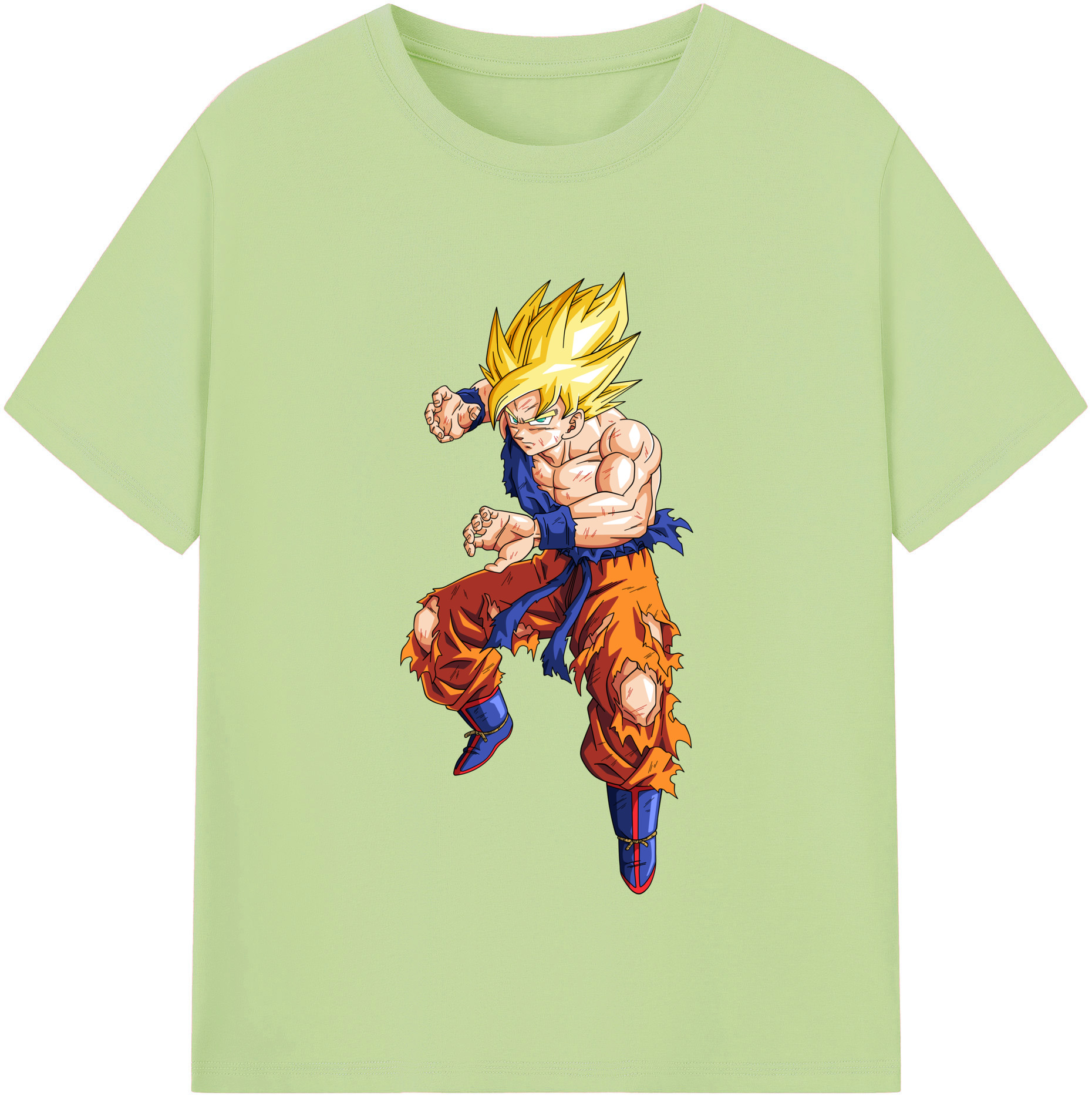 （画像用） ドラゴンボール 孫悟空（そん ごくう）Son Goku カカロット DRAGON BALL Kakarotto 綿100％半袖Tシャツ（フロントプリント）